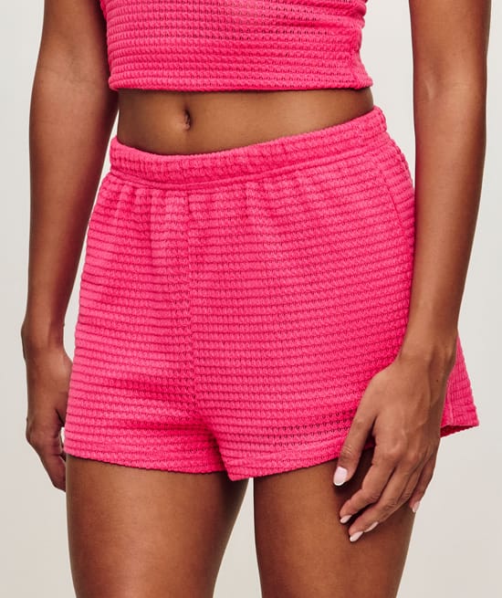 Crochet shorts;