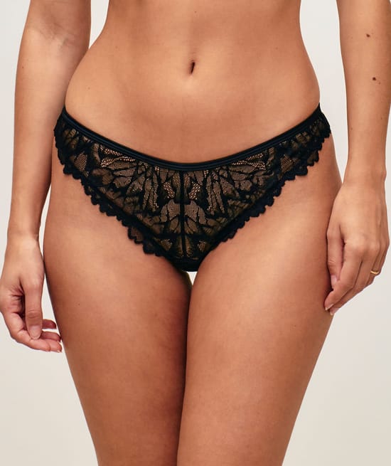 Lace thong;