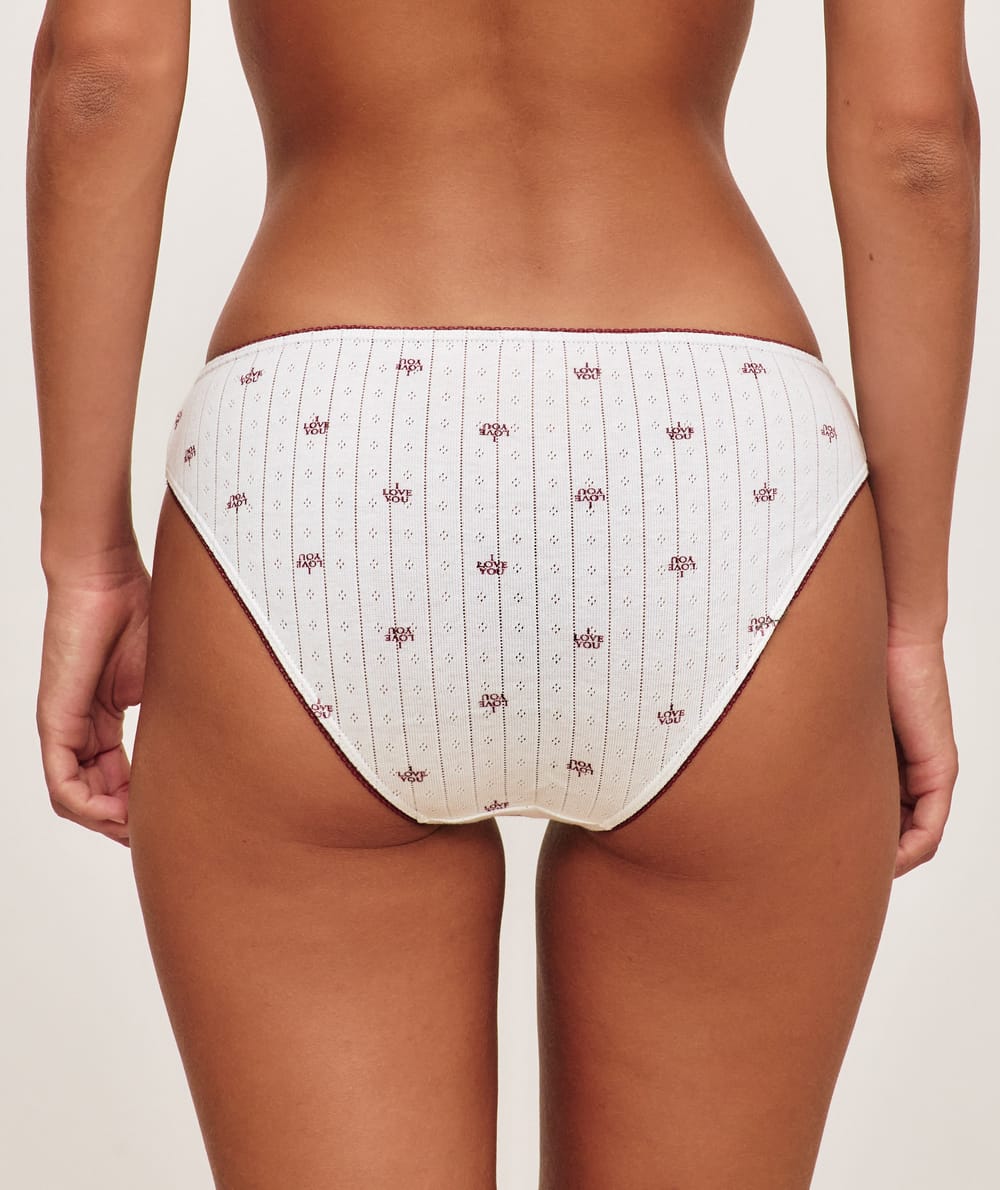 Pack of 3 patterned cotton panties;