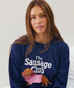 Dachshund themed pajama set;
