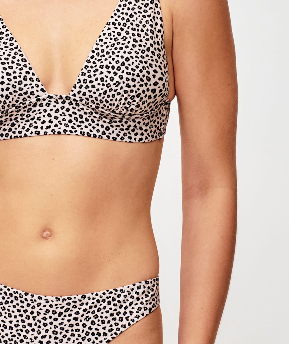 Foulard - Luipaard bikini top;