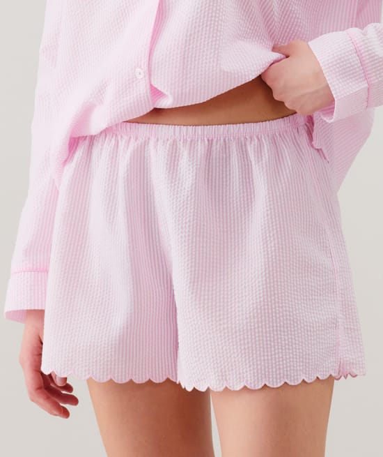 Short &agrave; rayures;