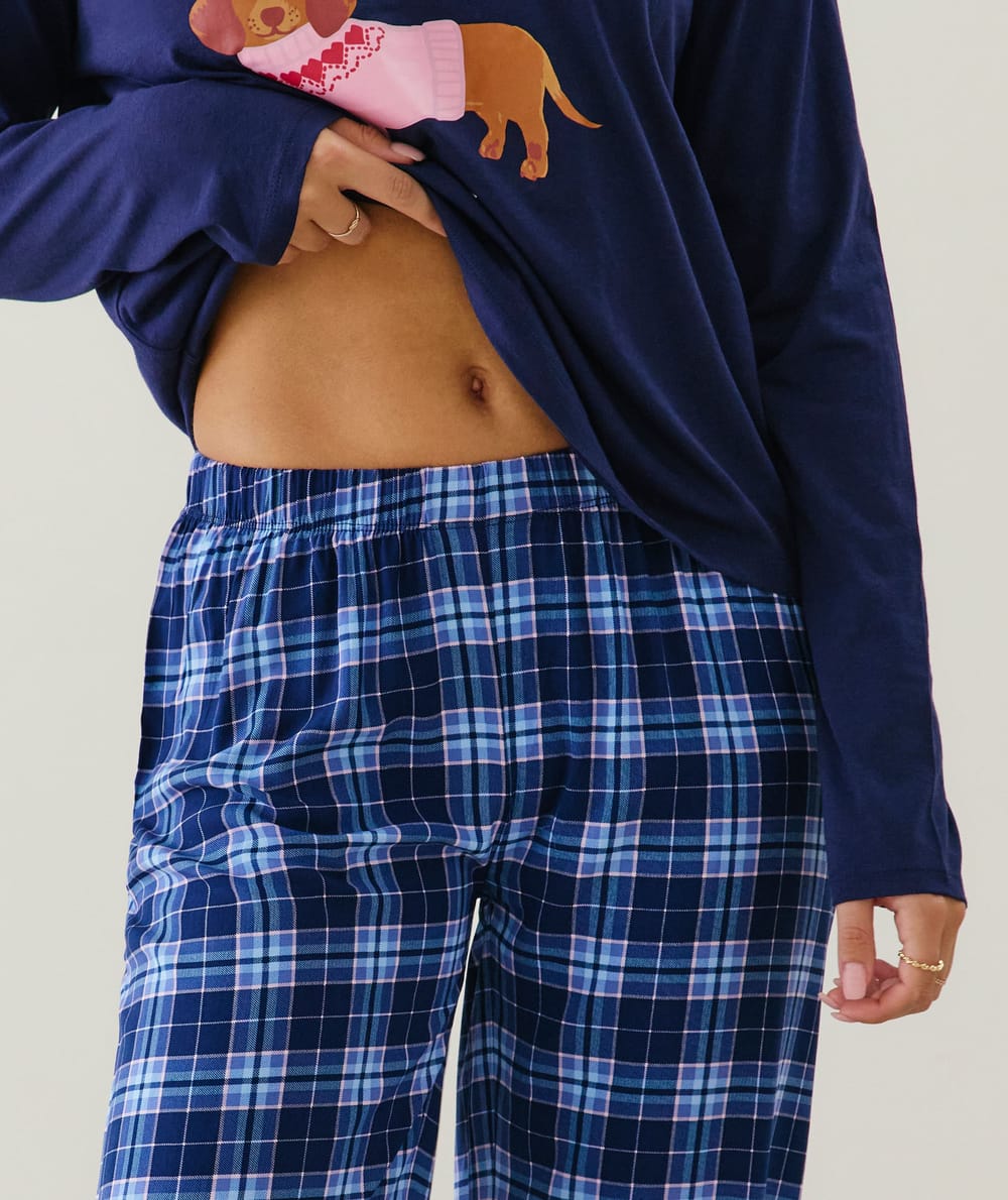 Dachshund themed pajama set;