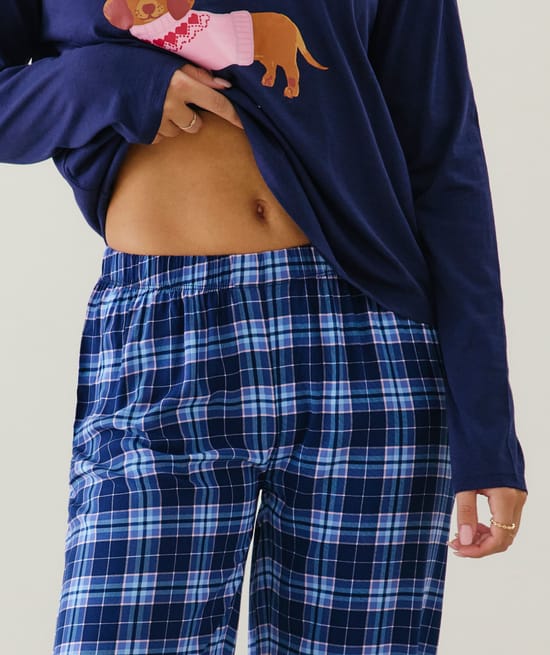 Dachshund themed pajama set;