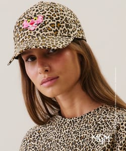 Casquette léopard La Panthère Rose;