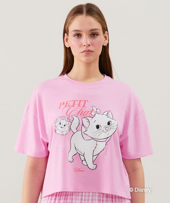 Top en jersey Marie -Petit Chat -;