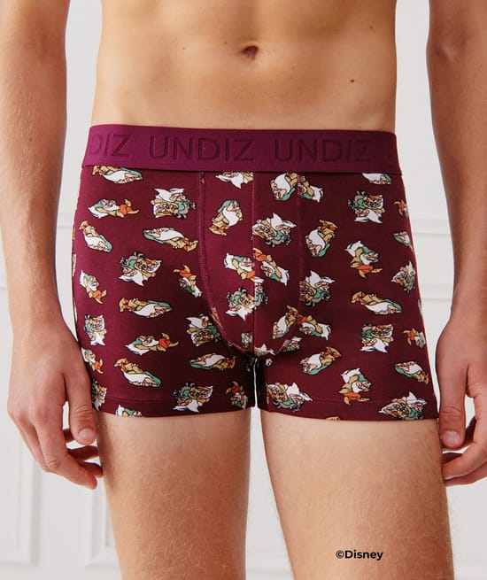 Patterned microfibre boxer shorts;
