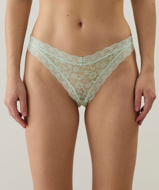 Lace brief;