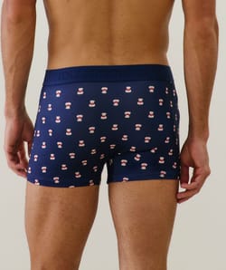 Boxer à motifs en coton;