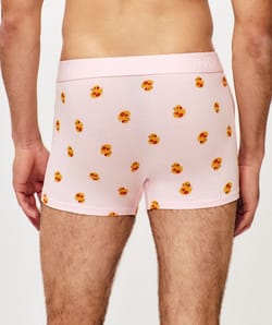 Printed cotton boxers with ducks;