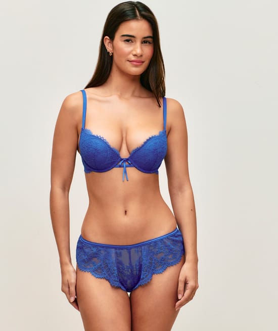 Soutien-gorge ultra push-up en dentelle;