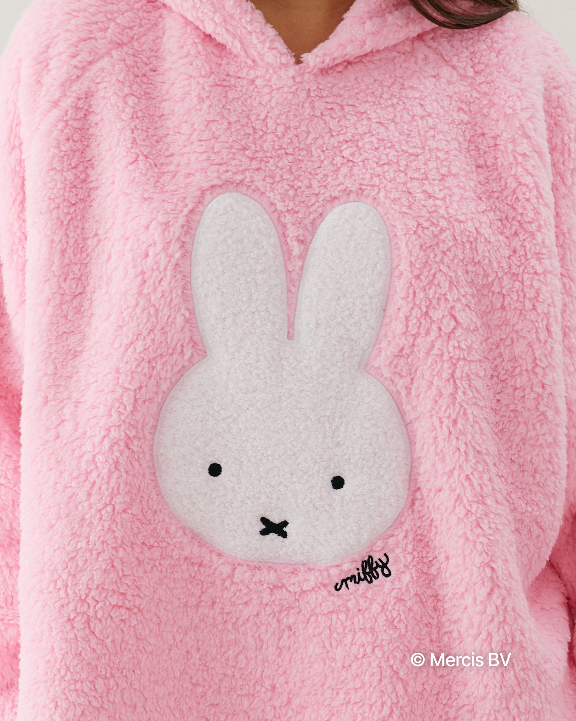 Miffy blanket sweatshirt - pink - Undiz