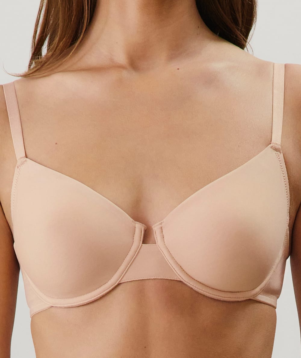 Microfiber balconette bra;