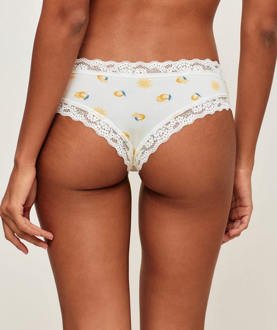 Cheeky cotton lemon pattern;