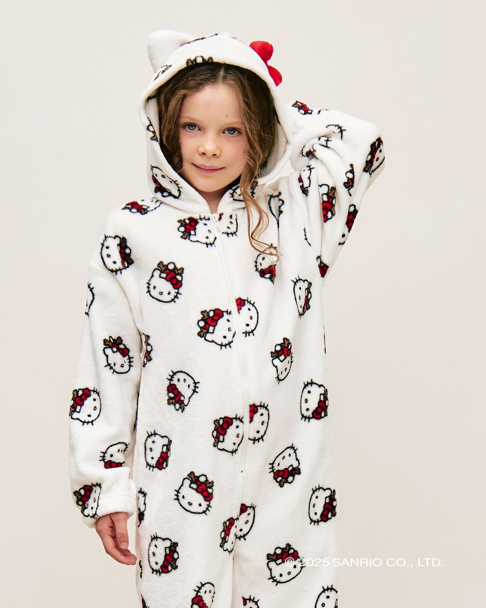 Combinaison Enfant Hello Kitty Rose - Taille 8 - Très Bon État