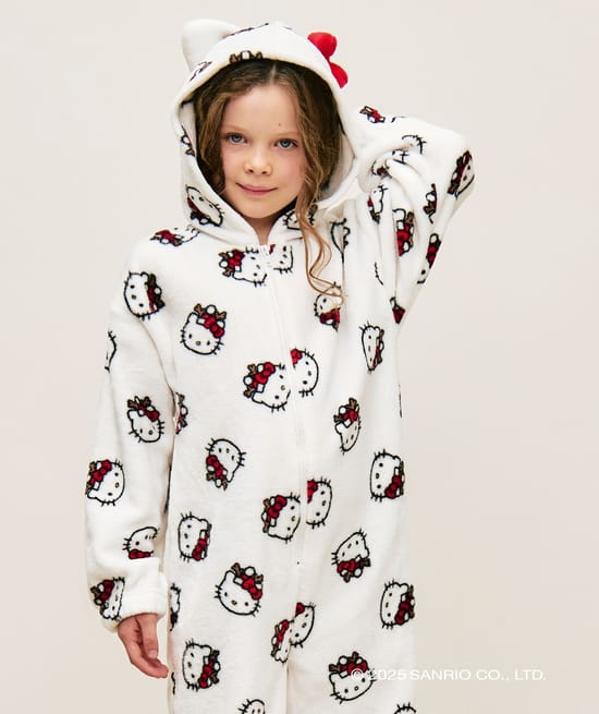 Combinaison sherpa Hello Kitty enfant;