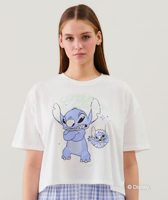 Top en jersey Stitch -Little Monster -;
