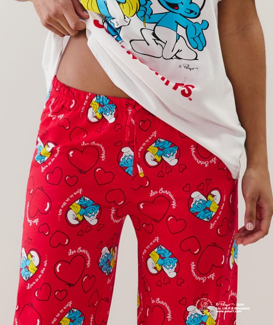 Pantalon en jersey Les Schtroumpfs;