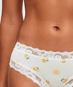 Cheeky cotton lemon pattern;