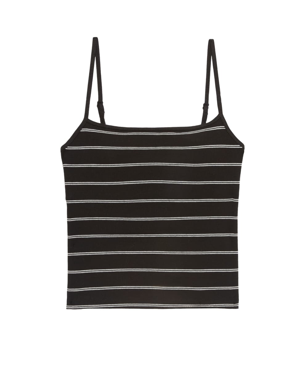 Top en coton avec coques intégrées;