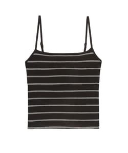 Top en coton avec coques intégrées;