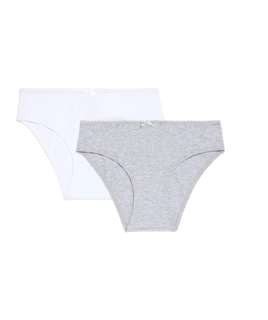Lot de 2 culottes ados en coton;