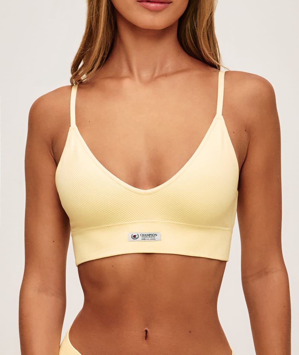 Champion cotton triangle bra;