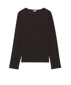 Ribbed jersey T-shirt;