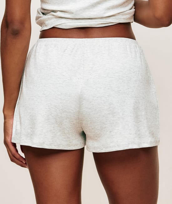 Short en jersey c&ocirc;tel&eacute;;