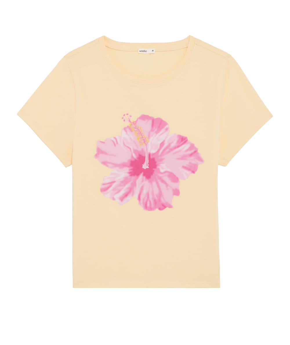 T-shirt met patroonprint in jersey;