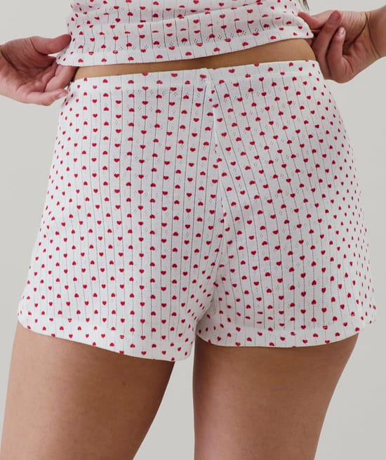 Short de punto calado;