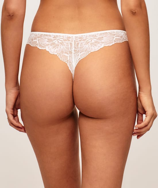 Lace thong;