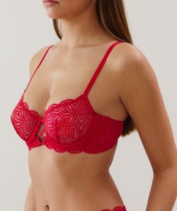 Soutien-gorge corbeille en dentelle;