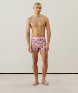 Boxer de algodón con estampado;