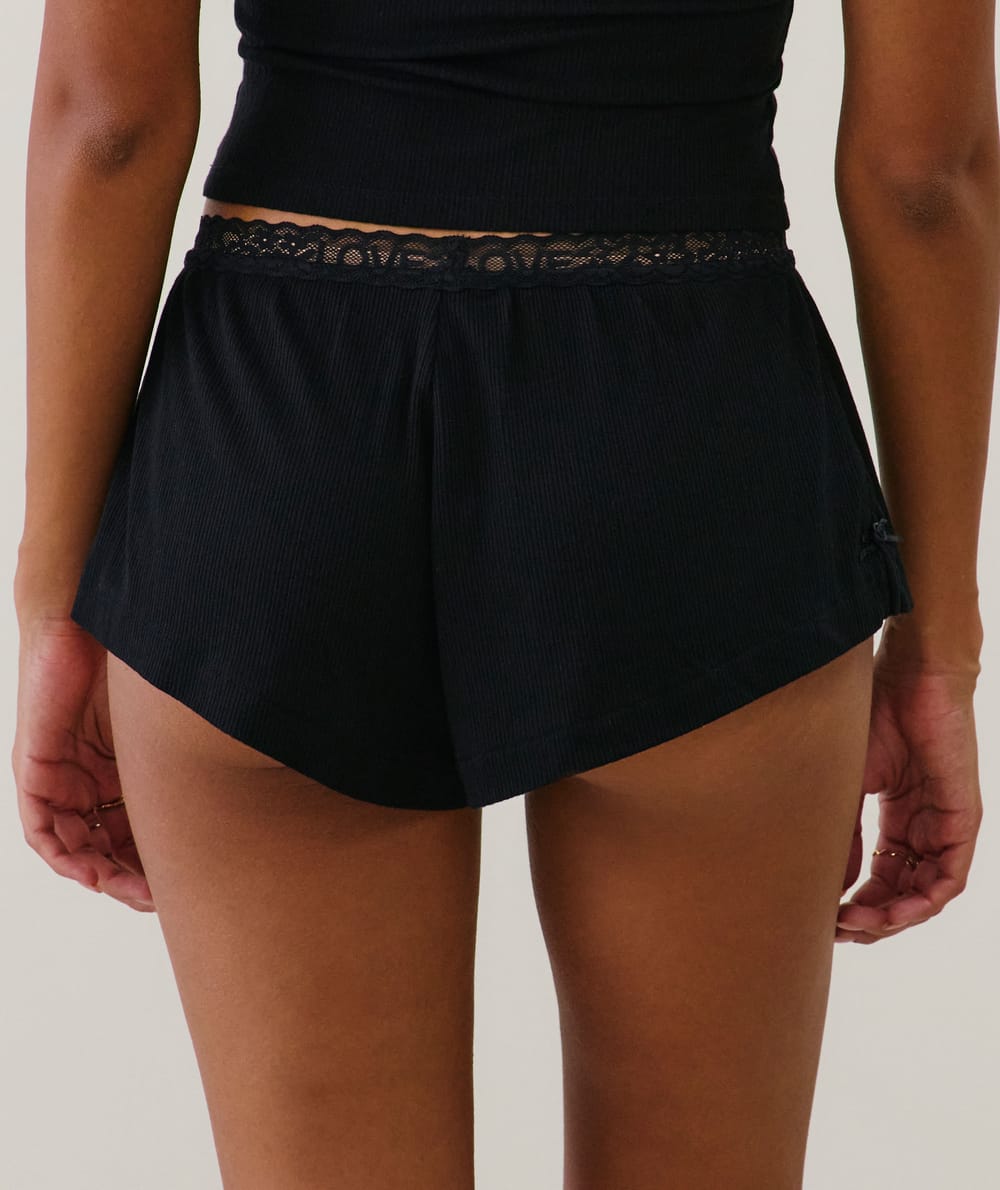 Pointelle Shorts;