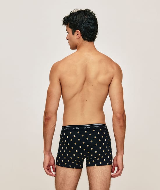 Printed cotton boxer;