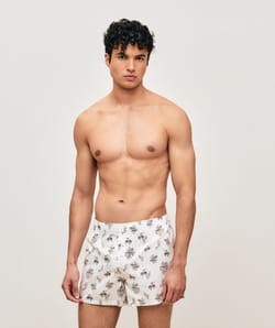 Katoenen boxershorts met cowboyprint;