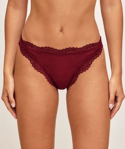 Cotton and lace string;
