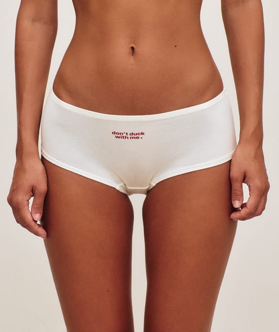 Set of 3 cotton patterned shorts;