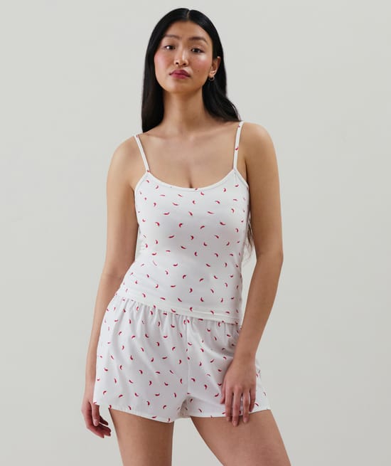 Top met print;