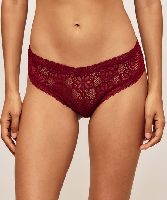 Culotte cheeky en dentelle;