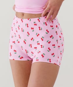 Short en jersey à motifs;