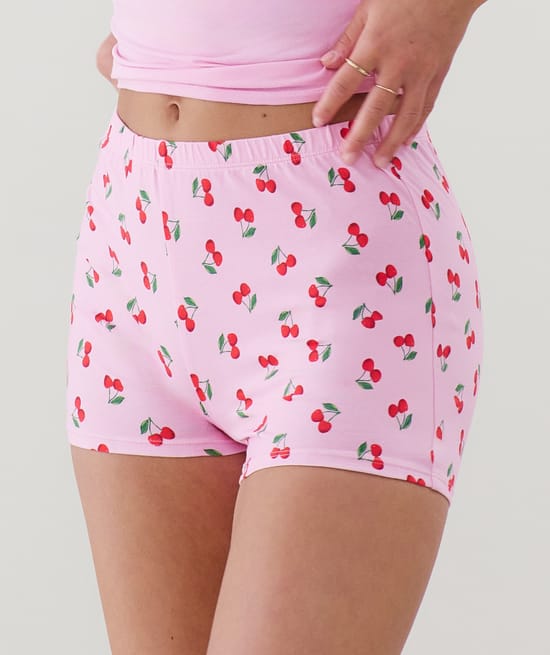 Short en jersey à motifs;