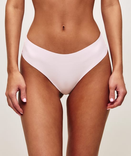 Microfibre and lace cheeky;