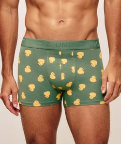 Boxer de algod&oacute;n impreso de patos;