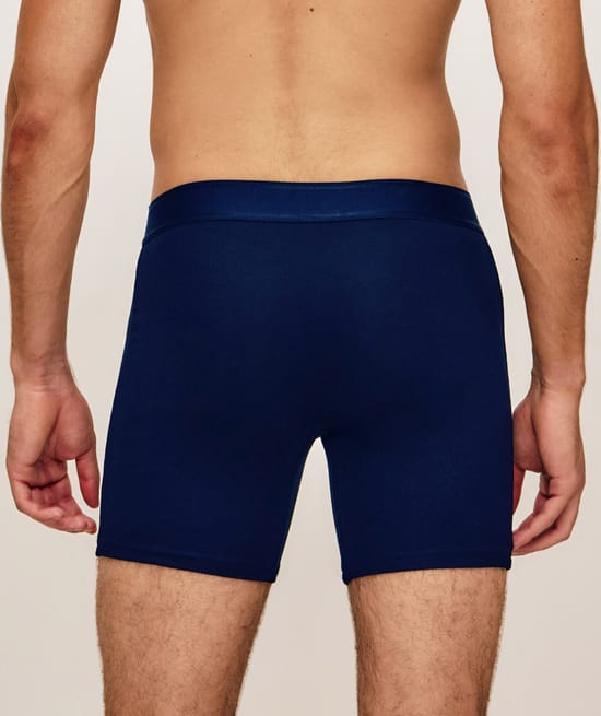 Lange katoenen boxer;