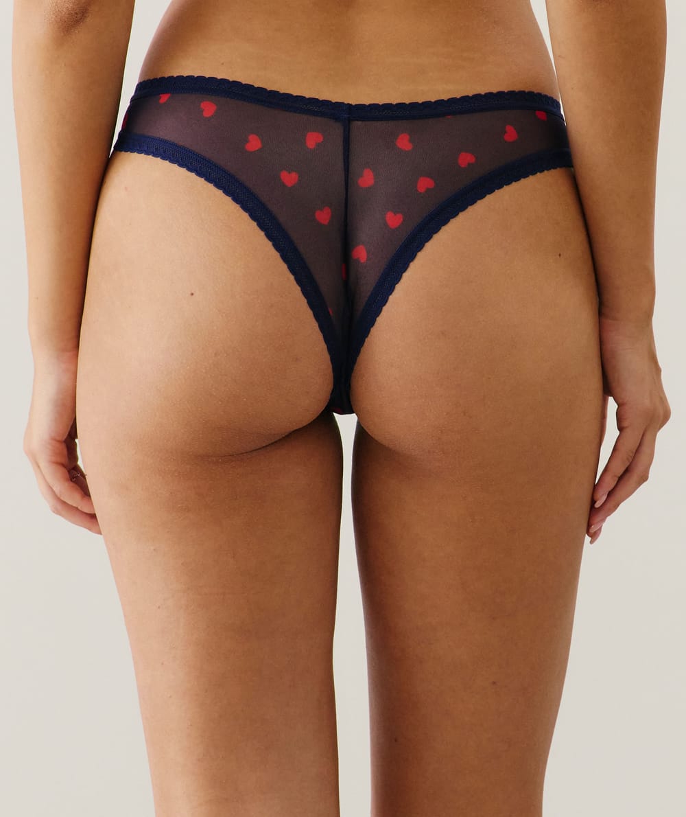 Mesh thong;