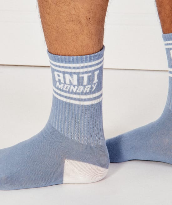 Calcetines con mensaje;