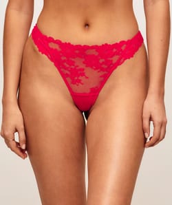 Lace thong;