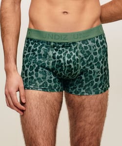 Boxer en coton l&eacute;opard;